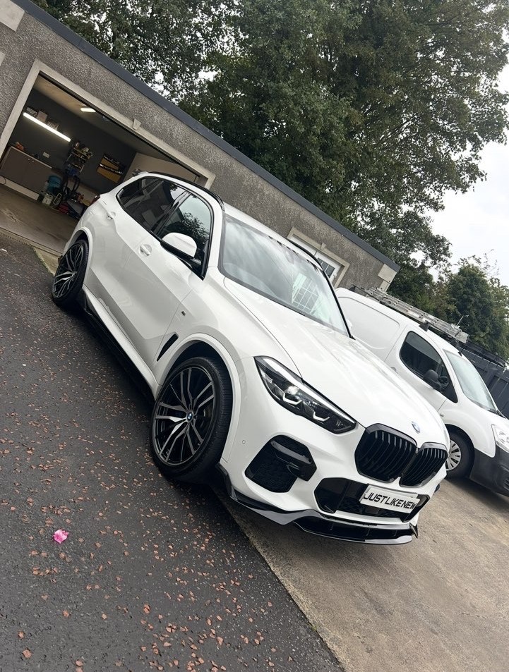 White BMW detailed by Just Like New